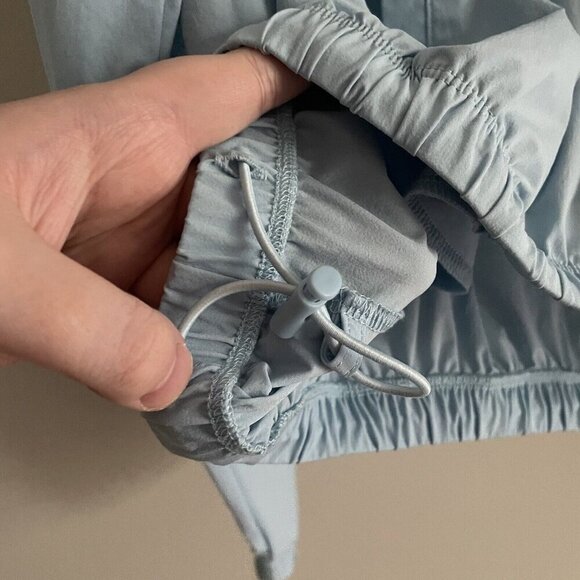 Zyia Active Women L Light Blue Sky Felicity 1/4 Zip Pockets Windbreaker Jacket - Picture 4 of 10